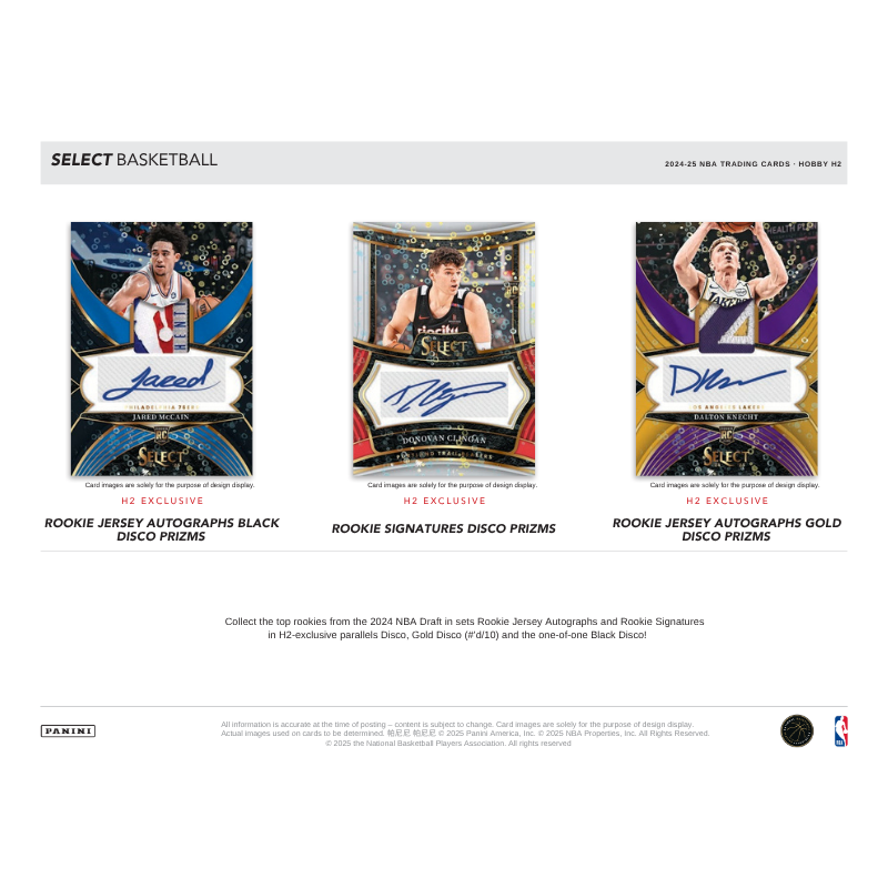 2024/25 Panini Select Basketball H2 Hybrid 20 Box Case