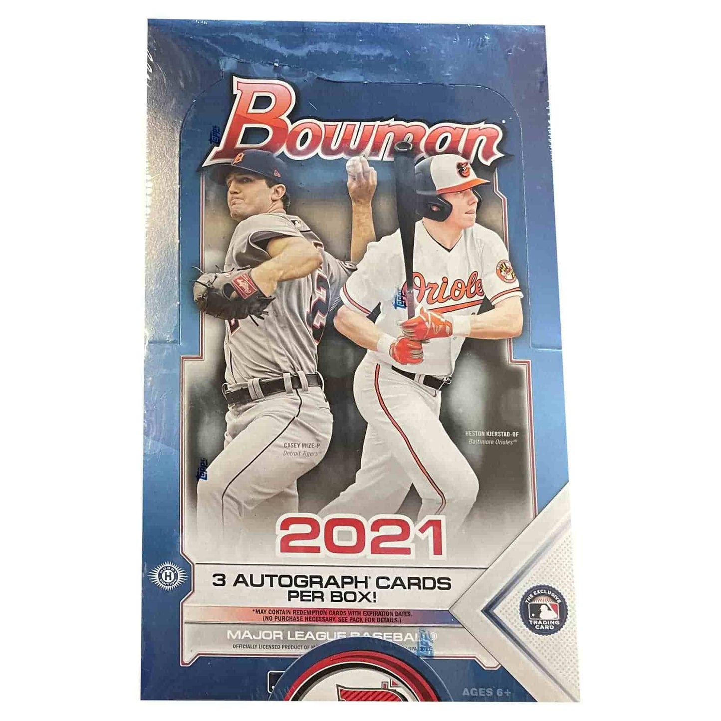 2021 Bowman Baseball Jumbo HTA Hobby Box