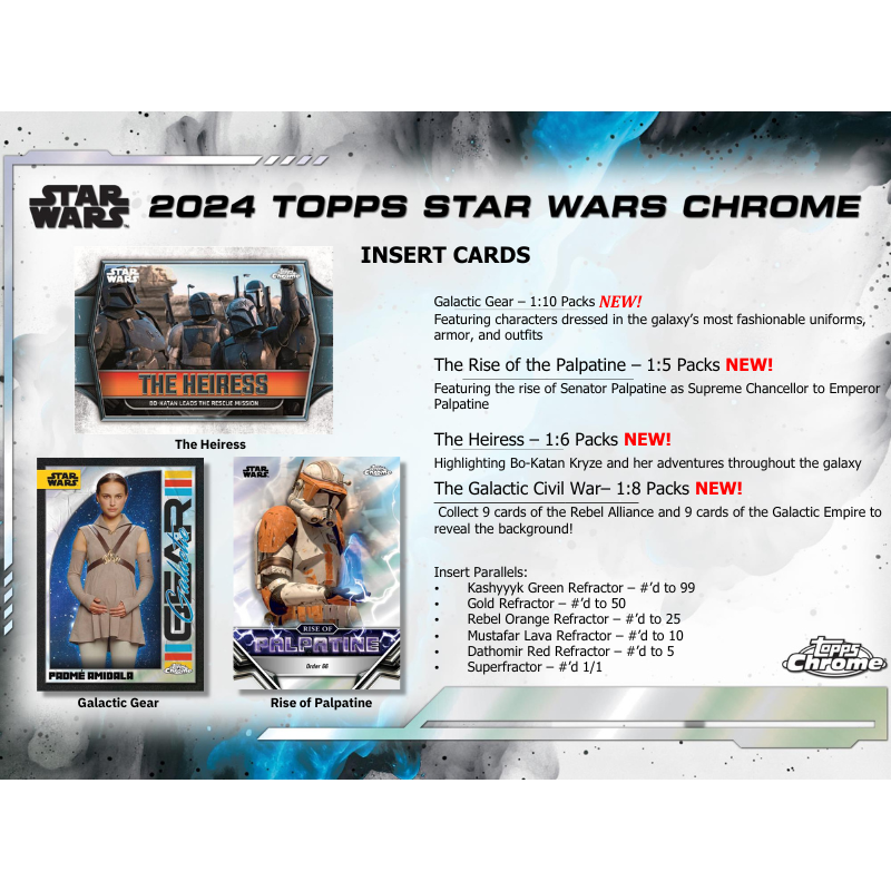 2024 Topps Star Wars Chrome Hobby Box