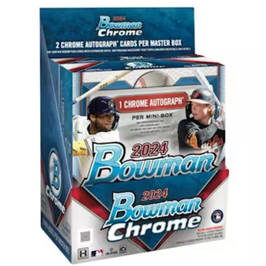 2024 Bowman Chrome Baseball Hobby 12 Box Case