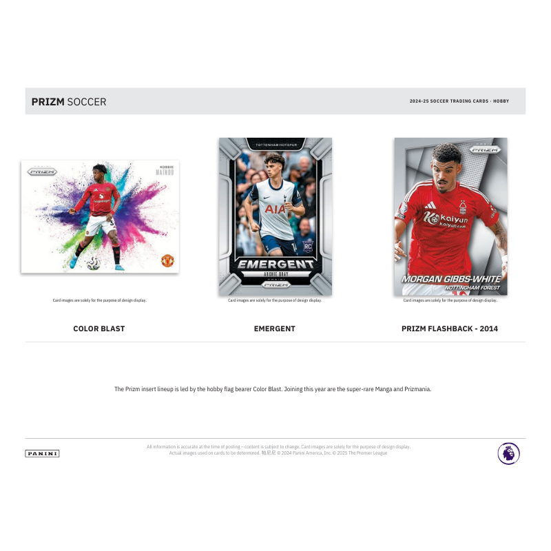 2024/25 Panini Prizm EPL Soccer Hobby Box
