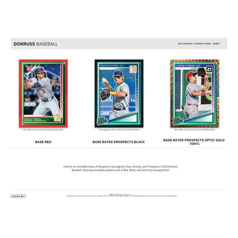 2025 Panini Donruss Baseball Hobby Box