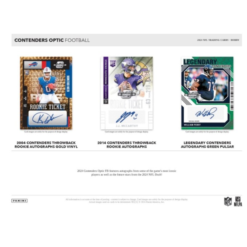 2024 Panini Contenders Optic Football Hobby 20 Box Case