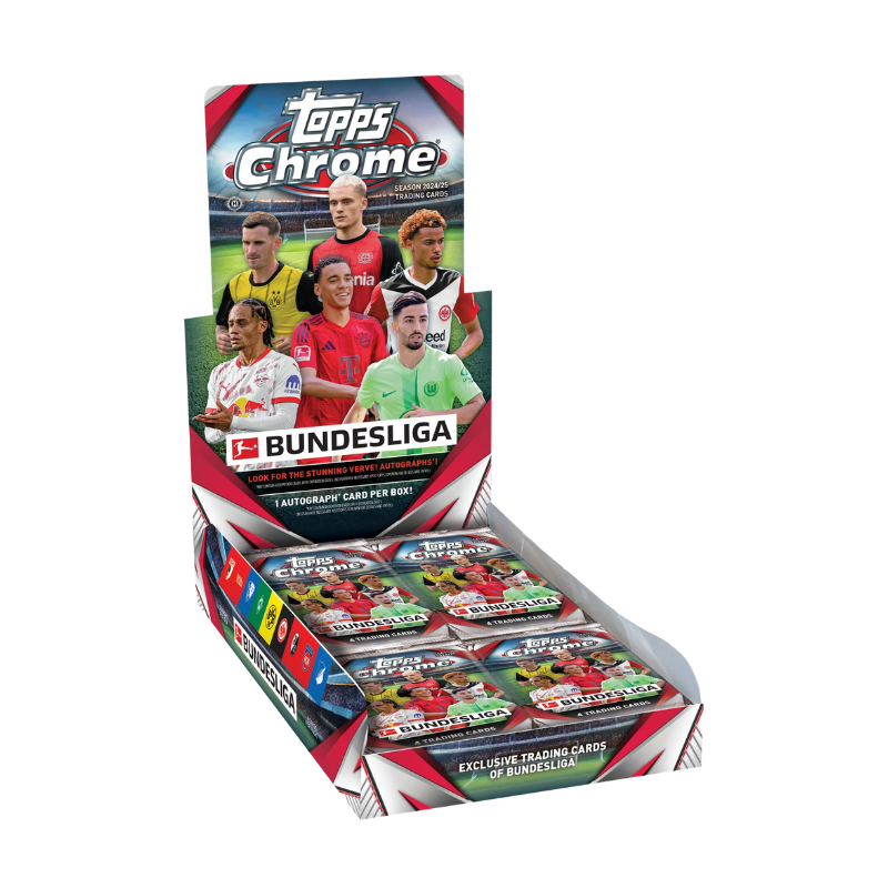 2024/25 Topps Chrome Bundesliga Soccer Hobby 12 Box Case