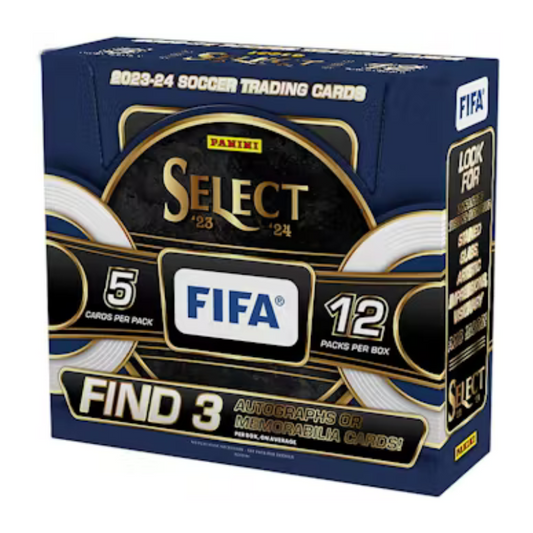 2023/24 Panini Select FIFA Soccer Hobby 12 Box Case