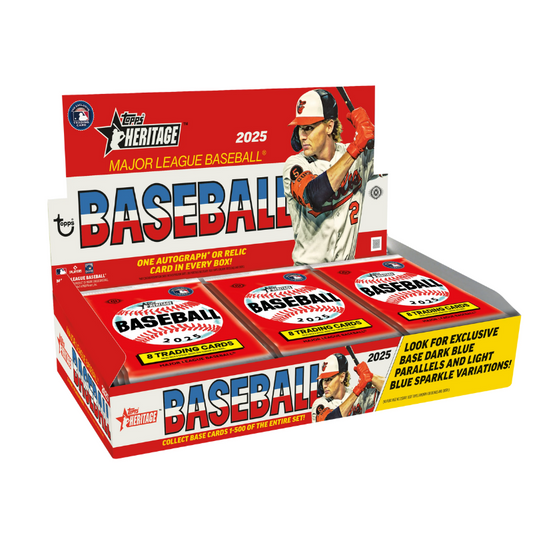 2025 Topps Heritage Baseball Hobby Box