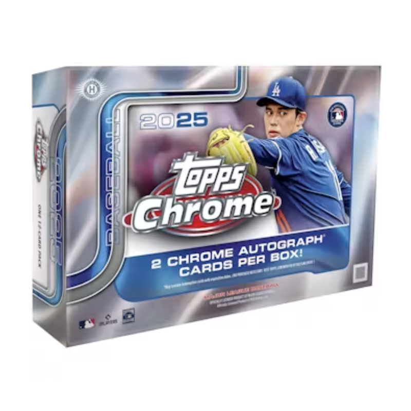 2025 Topps Chrome Baseball Breaker's Delight 6 Box Case